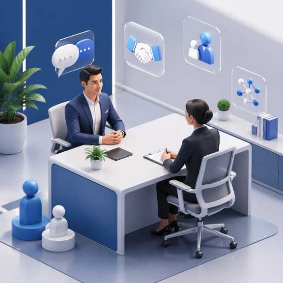 زبان بدن در مصاحبه کاری