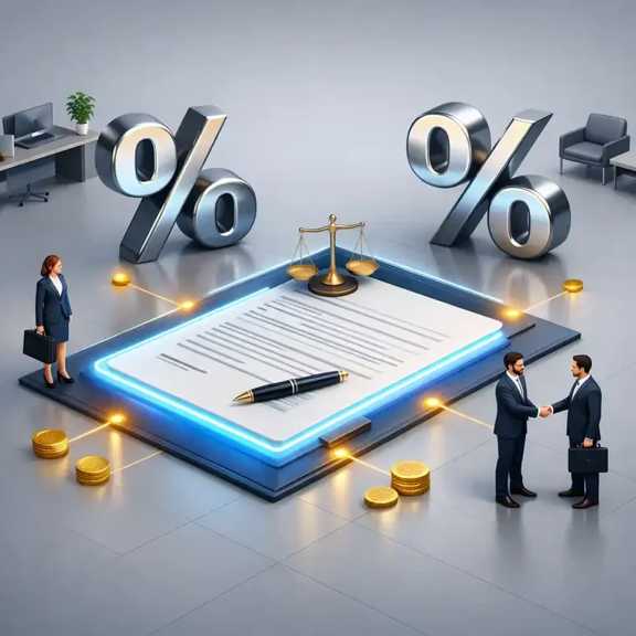 تنظیم قرارداد درصدی
